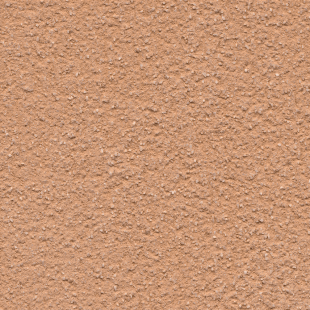 Oberflächenscan des Lehmfeinputz DURO im Farbton Nassau-Orange aufgetragen mit einer Farbrolle