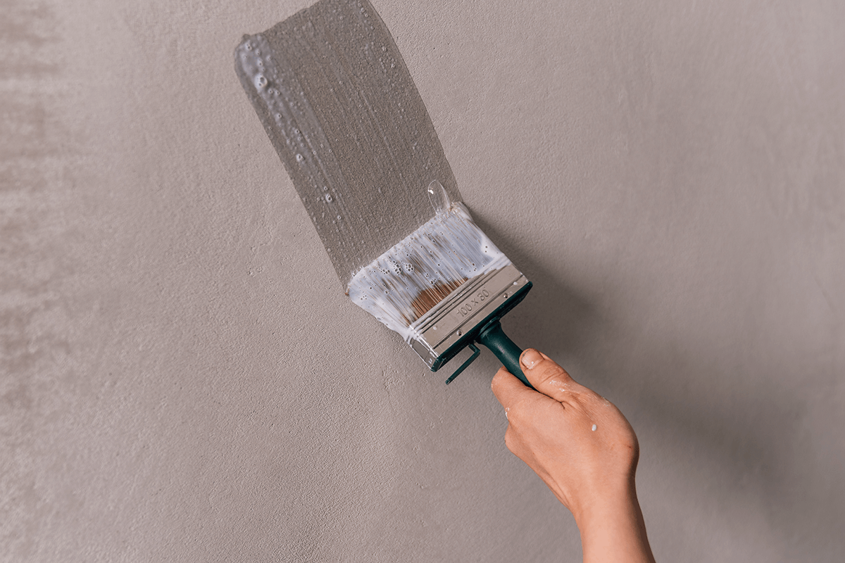 Anwendungsfoto des Tierrfino Flächenstreichers