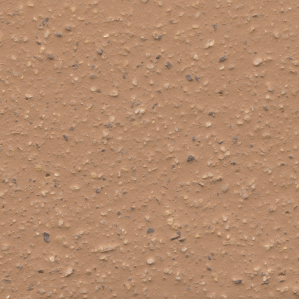 Oberflächenscan des Lehmedelputz FINISH im Farbton Nassau-Orange aufgetragen mit einer Farbrolle