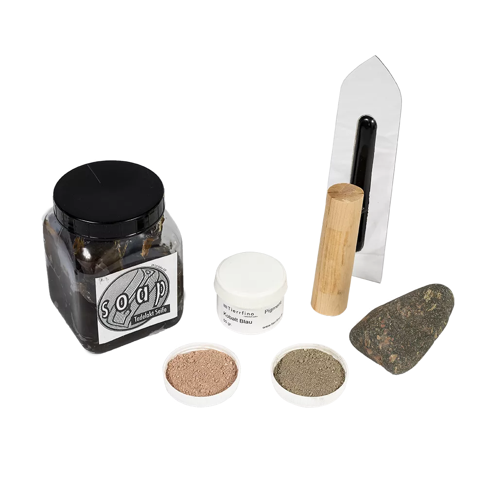 Starterset Tadelakt STONE Produktfoto Starterset Tadelakt STONE klein